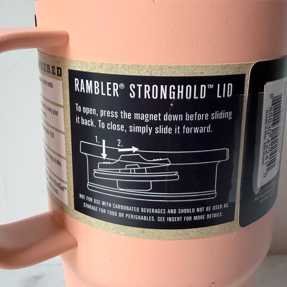 YETI Peach Travel Mug with Lid - Picture 6 of 7